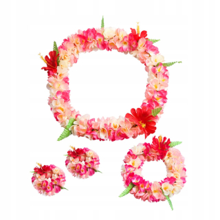 Párty Girlandy - 4 ks v 1 súprave Hawaiian Leis Party Thicken