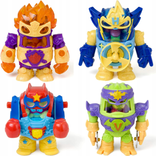 Postavička, figúrka pre deti - 4 x Super Zings Veci Series 7 PowerBot Robot