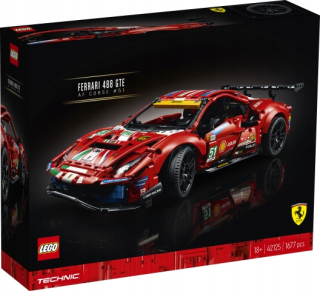 Stavebnica LEGO Technic - 42125 LEGO Technic Ferrari 488 GTE AF Corse
