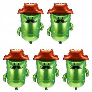 Balóny na párty - 5ks Cactus Shape Balóny Party System Scéna