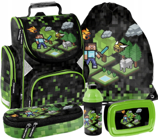 ŠKOLNÁ TAŠKA PASO batoh MINECRAFT triedy 1-3