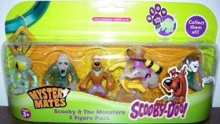 Rozprávková postavička - 5x obr Mystery Väzby Scooby Doo Obrázok sada