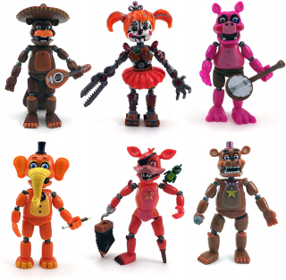 Herná figúrka - 6 ks set päť nocí AT Freddyho FNAF