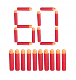 Detská zbraň - 60 NERF ŠÍPKA N-STRIKE MEGA KAZETY MUNÍCIA
