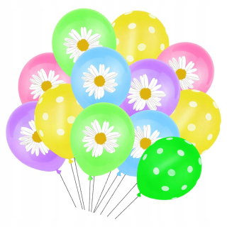Balóny na párty - 62pcs Deocraiton Daisy Daisy Súprava