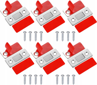 6x MAGNETY DO NÁBYTKOVÝCH SKRINÍK MAGNETICKÝ ZAVÁRACÍ BEZPEČNOSTNÝ ZÁMEK