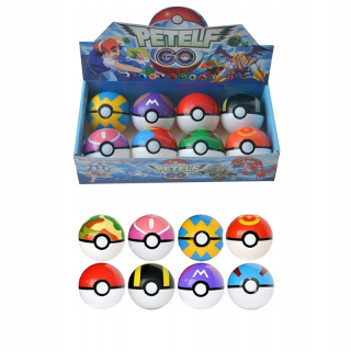 Rozprávková postavička - 8 KS POKEMON OBRAZ POKEBALOVÉ HRAČKY + OBRÁZOK 7cm