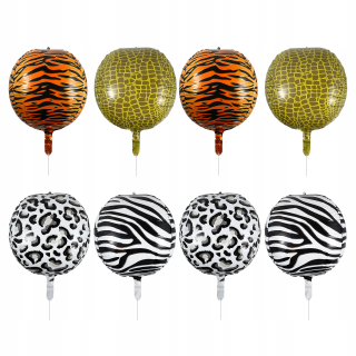 Balóny na párty - 8ks Animal Birthday Balloon Delicate Balloon