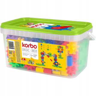 Stavebnice KORBO - ABC New korby Basic Basic 180 ozubených kolies