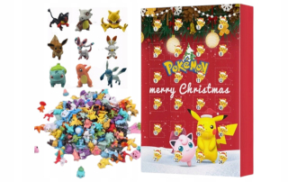 ADVENTNÝ KALENDÁR JEDINEČNÉ FÓRKY POKEMONOV 24 KUSOV PIKACHU XL