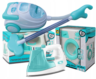 Detské spotrebiče - AGD Vysávač Cleaner Iron Automatická podložka + batéria