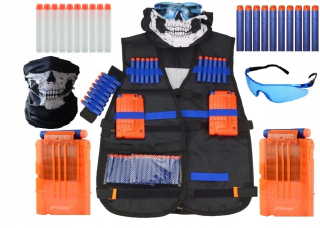 Pištoľ pre deti - Prémiové príslušenstvo pre Nerf Vest Magazine 24h