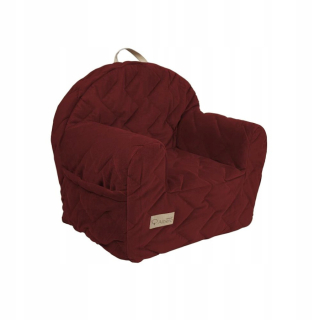 Detské kreslo - Albero Mio Seat Velvet Red Tomato V108