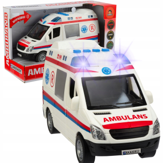 Ambulancia Auto Ambulancia Van Pohon Light Sound