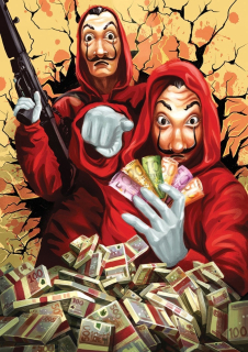 Puzzle Umelecké puzzle 1000 dielikov Puzzle 1000 Papierový domček, Perfektný plán 5195