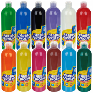 Plagátové farby Astra 12 ks x 500 ml