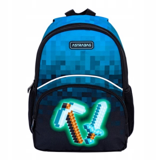 Viackomorový školský batoh AstraBag Multicolor 5 l