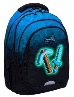 Plecak Astrabag Blue Pixel