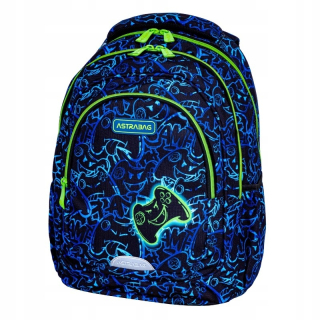 Viackomorový školský batoh AstraBag Multicolor 20 l