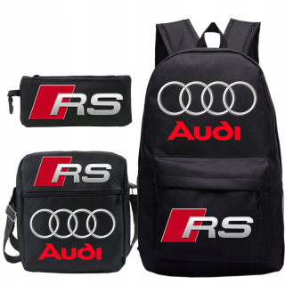 Viackomorový školský batoh Audi, viacfarebný
