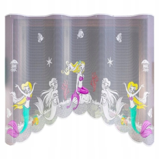 Záclony do detskej izby - Aurelia Curtain 300x160 Mermaid Záclony