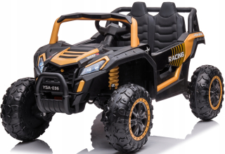 AUTOBUGGY JEEP BATÉRIA 4X4 KOŽENÁ MP3