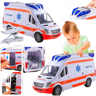 Automatická ambulancia Ambulancia pohon hier žiari
