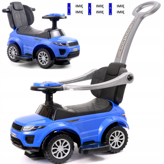 NELIK RIDE-ON RIDE-ON PUSHER WALKER 3v1 AUTO AUTO VEĽKÉ Modré