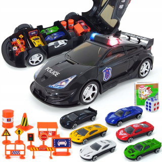 Polícajné autíčko - Auto polícia Kufor na Resoraki AUTEK + Signs