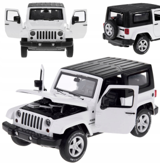 ŠPORTOVÉ AUTO SUV AUTO AUTO JEEP WRANGLER SVETÝ ZVUK KOVOVÝ 1:32