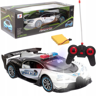 OVLÁDANÉ AUTO RC policajné LED svetlá Polícia