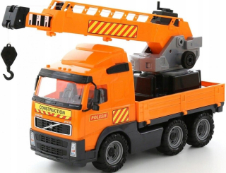 Žeriav pre deti - Auto Volvo Crane Rotary Truck 8824 Polesie