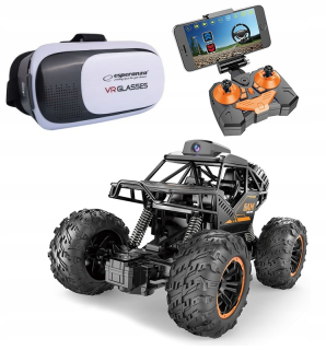 Auto na diaľkové ovládanie - Auto WiFi kamerou + VR okuliare živého náhľadu