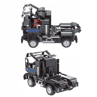 Stavebnica - Auto tehlový 2W1 TIR na Tobi Toys 8008 diaľkové ovládanie