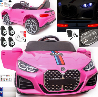 Kabriolet športové auto M4 White, Red