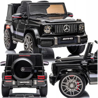 Auto Akumulátorové auto Mercedes G63 4x4 Black