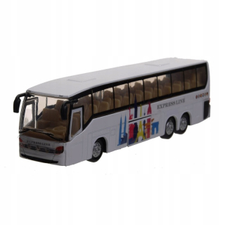 AUTOBUSOVÉ VOZIDLO PRE DETI, KOV, SVETLO, ZVUK