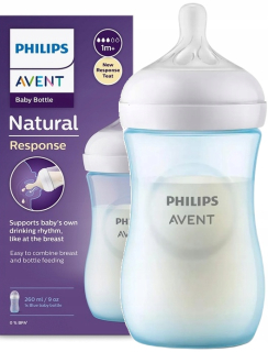 AVENT ANTIKOLICKÁ FĽAŠA NATURAL 3 RESPONSE 260ml