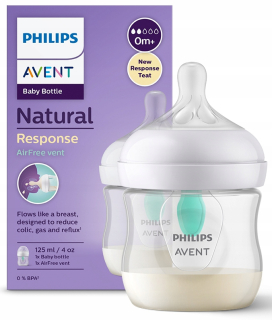 Philips Avent AirFree Fľaša SCY670/01 s antikolikovým krytom 125 ml