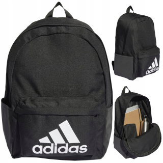 Športový batoh Adidas Classic Badge of Sport s 3 prúžkami, čierny