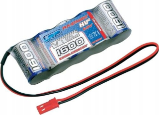 Auto na diaľkové ovládanie - Batérie LRP 1600mAh 6V 2 / 3A NIMH BEC - Flat