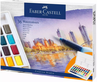 Akvarel Faber-Castell maľuje 36 farieb
