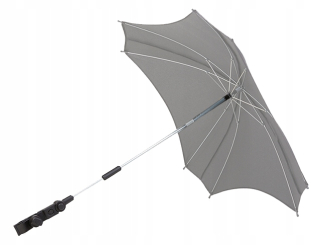 Dáždnik na kočík Anex, 80 cm, sivý