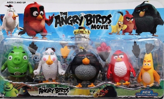 Rozprávková postavička - Angry Birds 5 Figurus Big Set