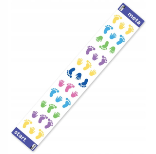 Animovaná podložka MEGA Jumping Feet 50x300 cm