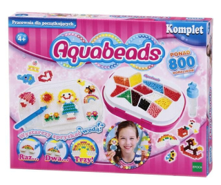 Bindeez Starter set - Štúdio Aquabeads začiatočníkov 800 korálkov