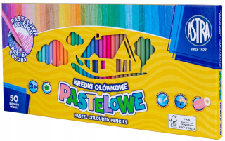 Astra pastelky ceruzkové 50 ks.