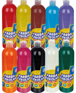 ASTRA PLAKÁTOVÉ FARBY 500 ml SADA 10 FARIEB
