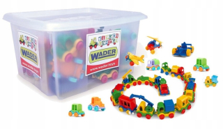 Kid Cars auto - 36 ks v kontajneri Wader 80603