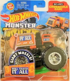 Autíčka zostava - Auto bude odpadky to všetko monster trucks hot wheels